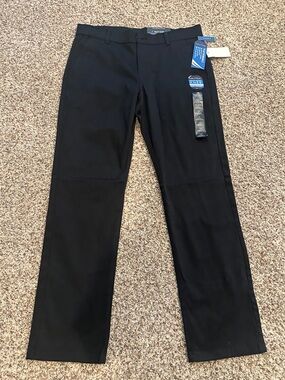 NWT Nautica Boys School Uniform Black Twill Pants